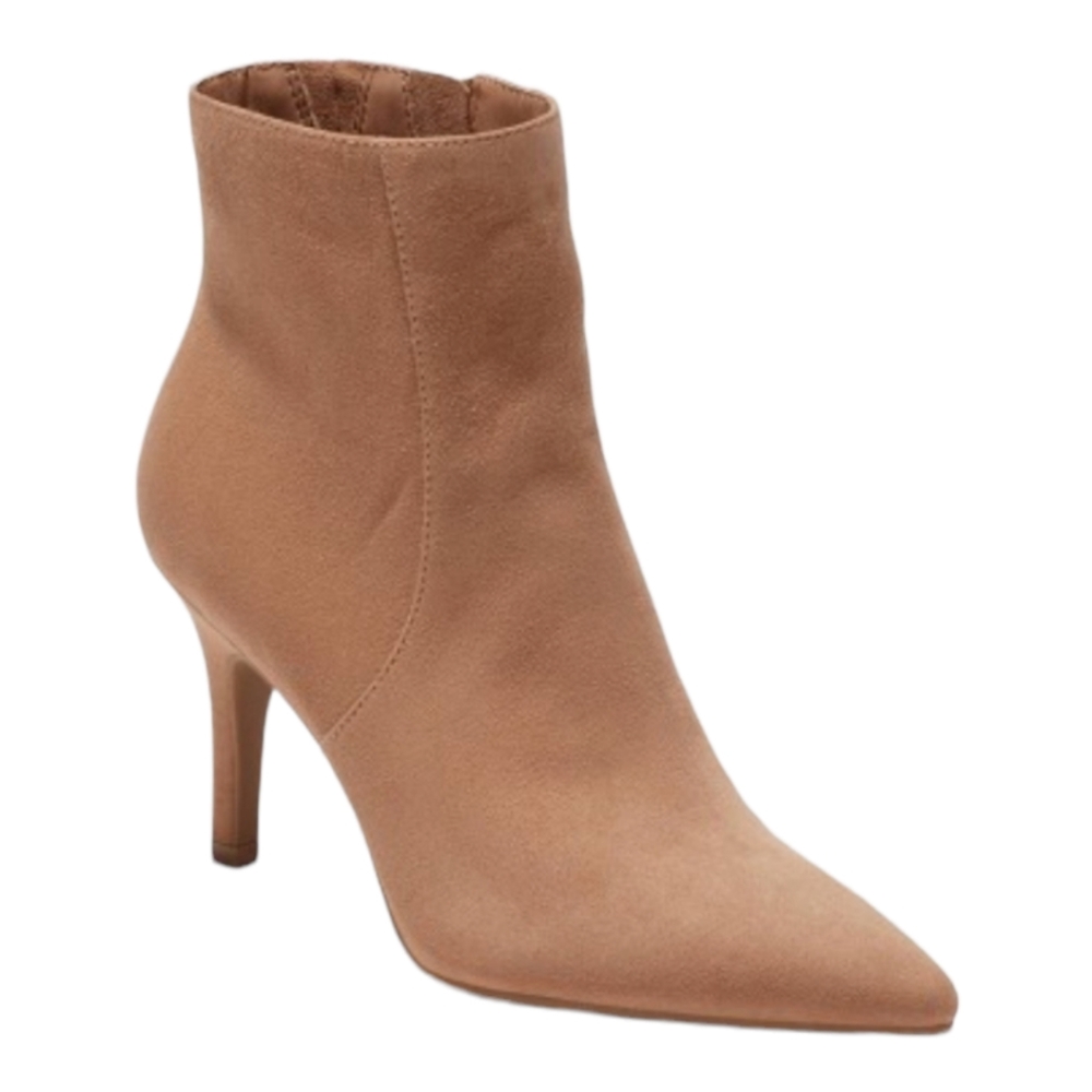 NWT Women's Tan Char Dress Boots 3.5 Stiletto heel Size 9.5 A New Day
